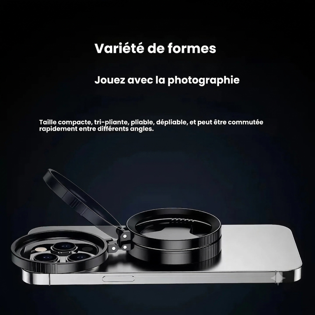 Filtre Smartphone Anti-Reflets Lumière  & Couleurs Éclatantes ( Magnétique )