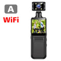 Caméra d’action portable 4K Ultra HD rotative 180° avec WiFi vision nocturne infrarouge pour vlog sport vélo et enregistrement vidéo