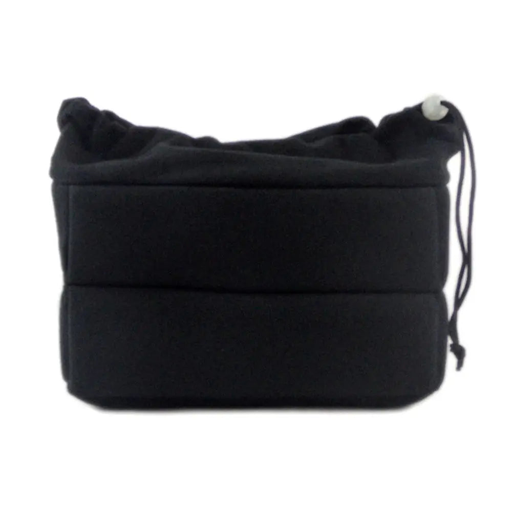 Sac de protection pour caméra et objectif avec compartiments rembourrés en velours anti-choc pour appareils Canon Nikon Sony DSLR