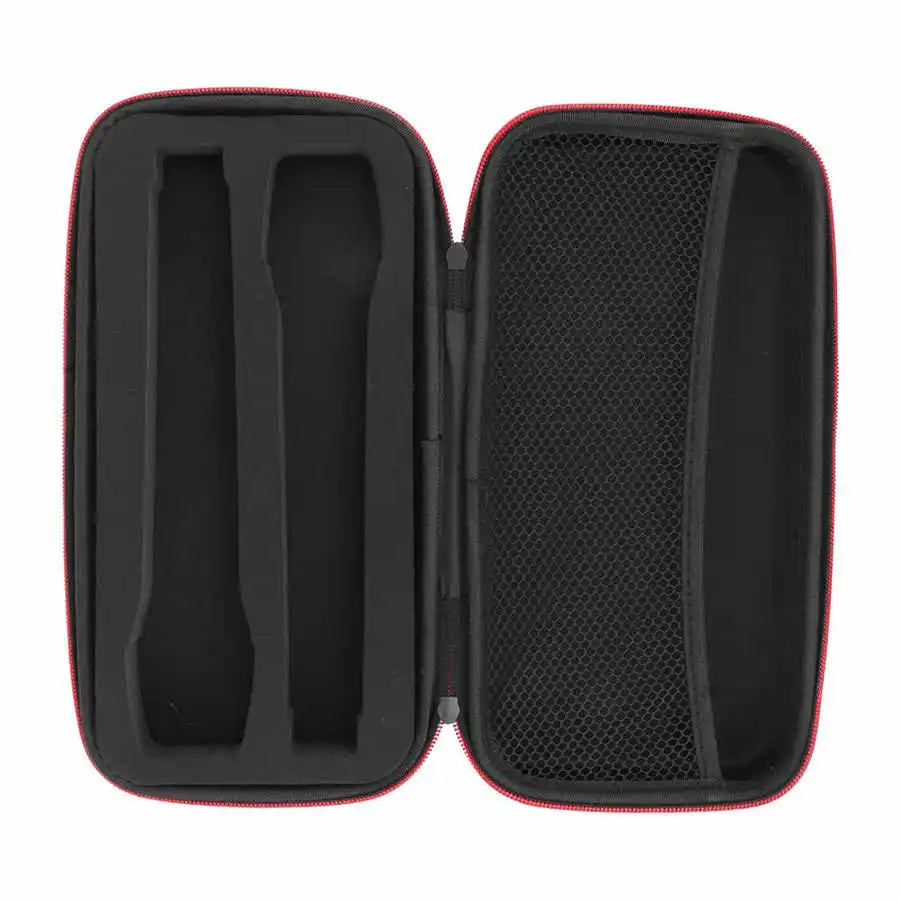 Étui de rangement pour micro sans fil 30x15x7 cm rigide EVA anti-choc avec fermeture éclair sac de transport protecteur portable