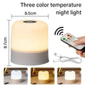 Lampe de table LED tactile GGbingo rechargeable avec télécommande RGB intensité réglable lumière d’ambiance chambre et salon
