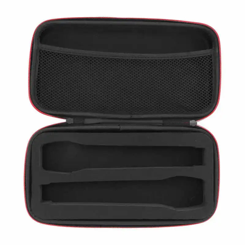 Étui de rangement pour micro sans fil 30x15x7 cm rigide EVA anti-choc avec fermeture éclair sac de transport protecteur portable