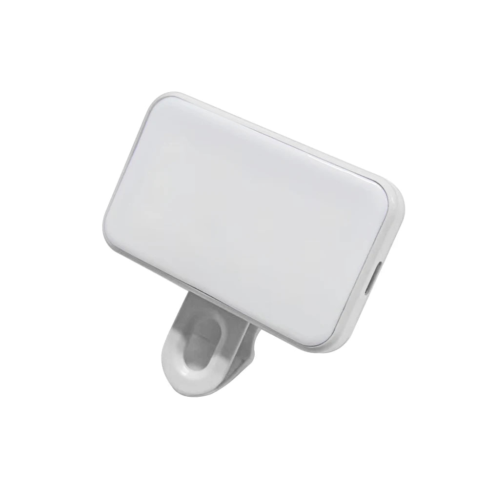 Mini lumière LED rechargeable pour selfie 3 modes de couleur luminosité réglable clip pour téléphone et ordinateur photographie et vidéo