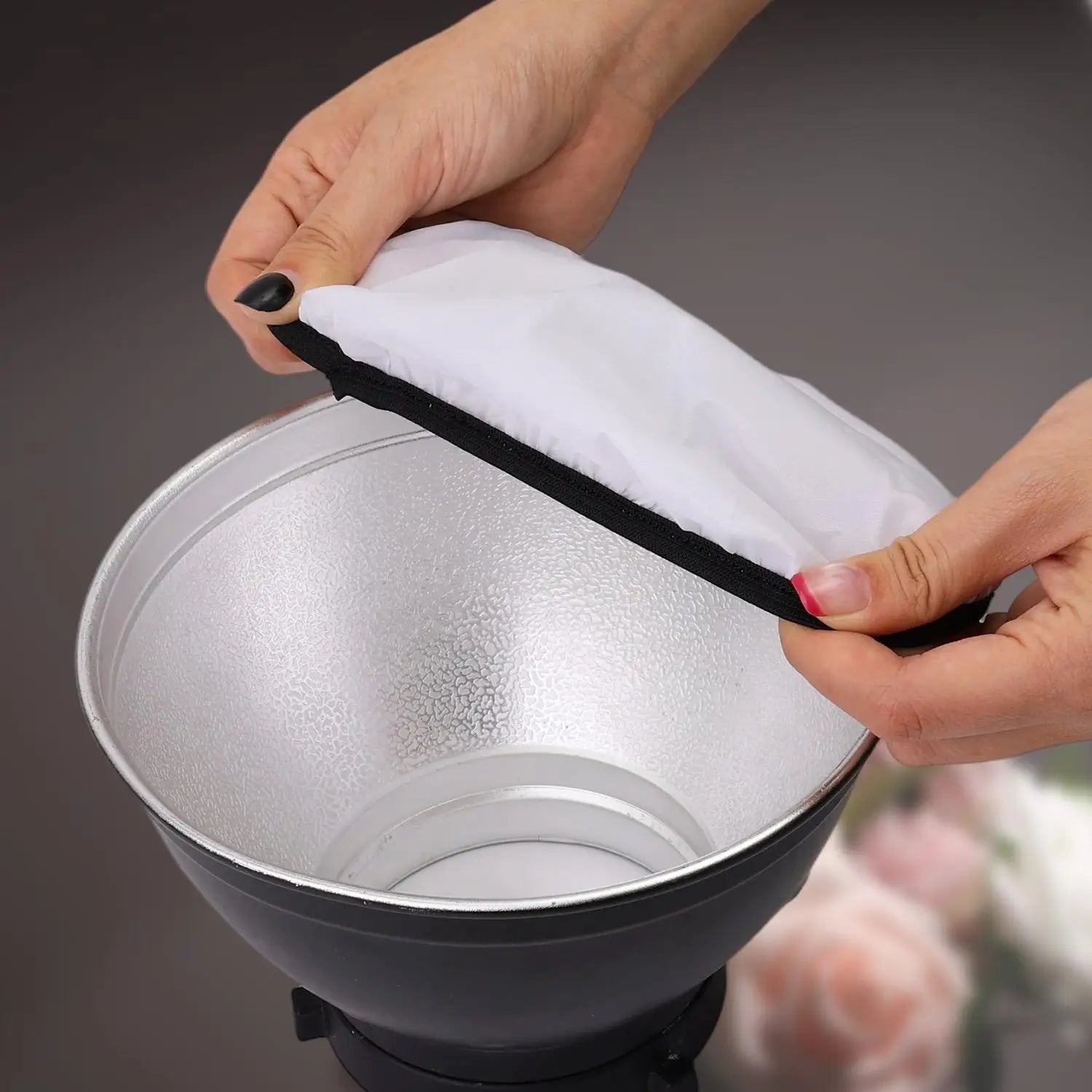 Diffuseur de lumière 7 pouces pour photographie tissu softbox universel pour studio éclairage stroboscopique et tournage vidéo