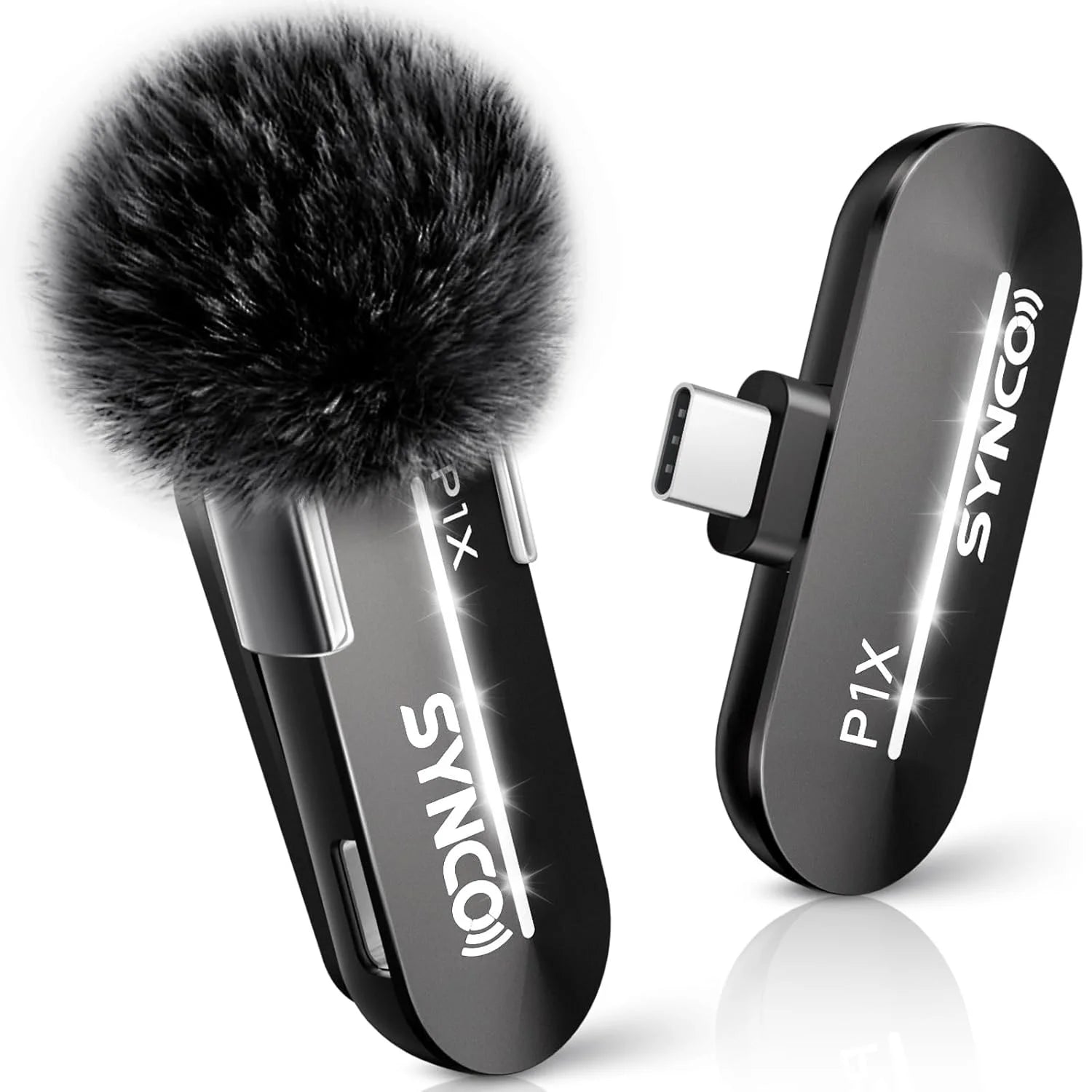 Micro sans fil SYNCO USB-C pour iPhone 15 16 Pro Max Samsung Google Pixel compatible TikTok et enregistrement mobile