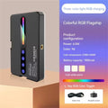 Lampe LED RGB BSLIUFANG portable 2025 pour vidéo et vlog éclairage studio pleine couleur intensité réglable photographie et streaming
